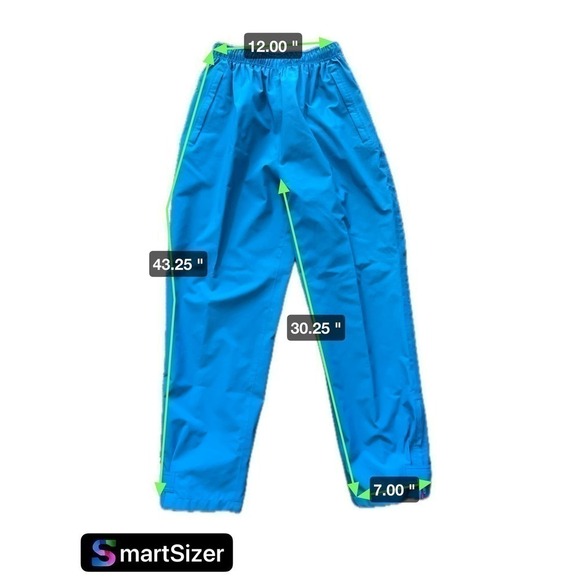 L.L. Bean Windbreaker Pants Gore-Tex Teal Large - Picture 9 of 9